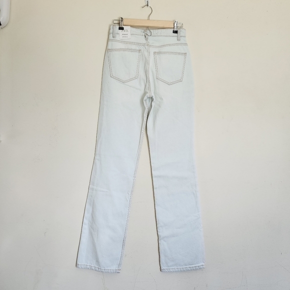 NWT Zara Light Wash High-Rise Full Length Jeans size 2 - Picture 3 of 7